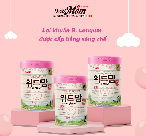 Bổ sung qua sữa dinh dưỡng cao cấp Withmom Cesar