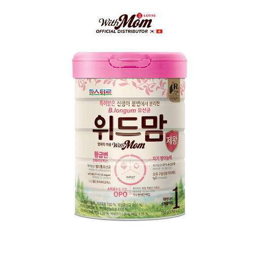 Sữa WithMom Cesar STEP 1 cho trẻ từ 0 đến 6 tháng tuổi