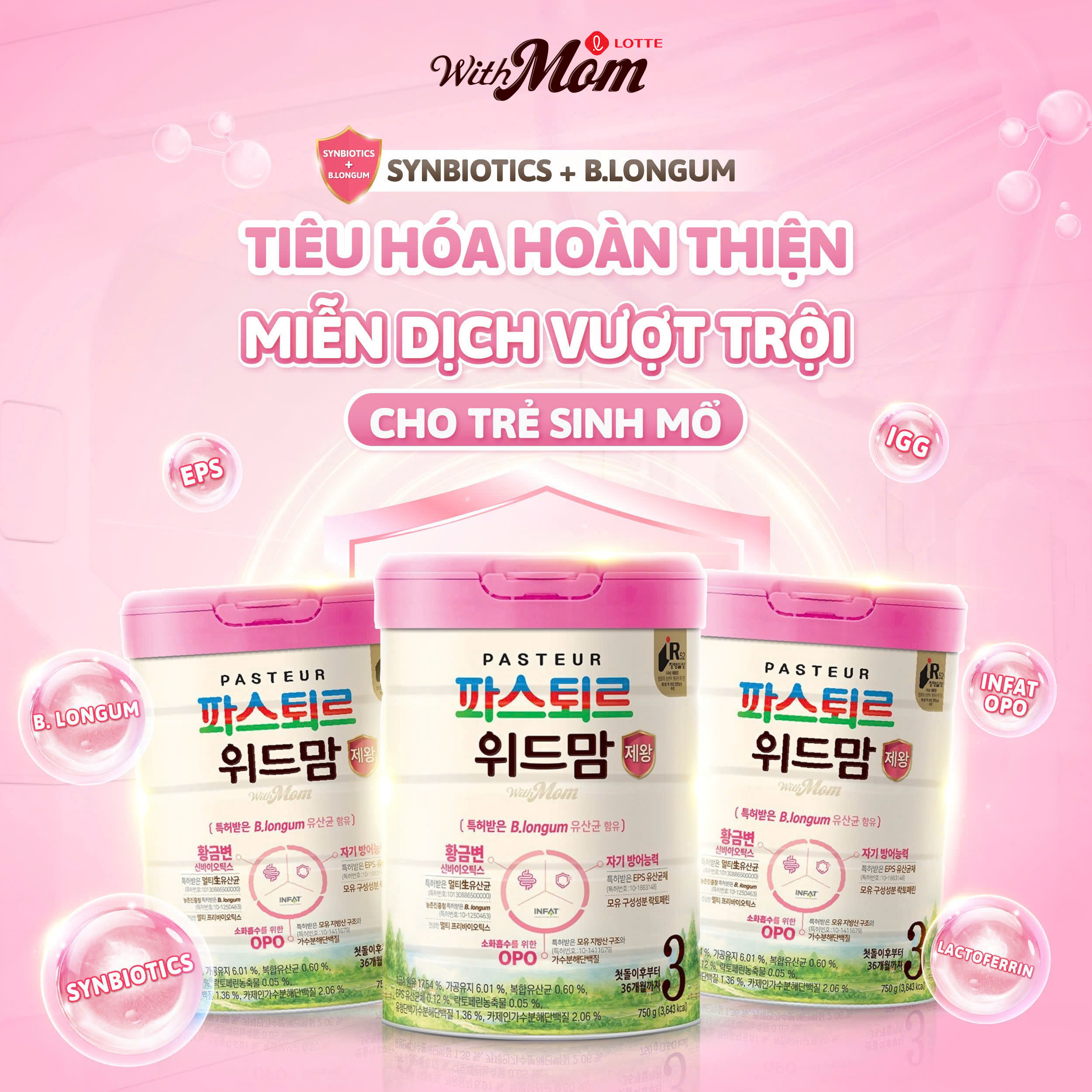Review sữa Withmom Cesar – Sữa có tốt không? Sữa có mát không?