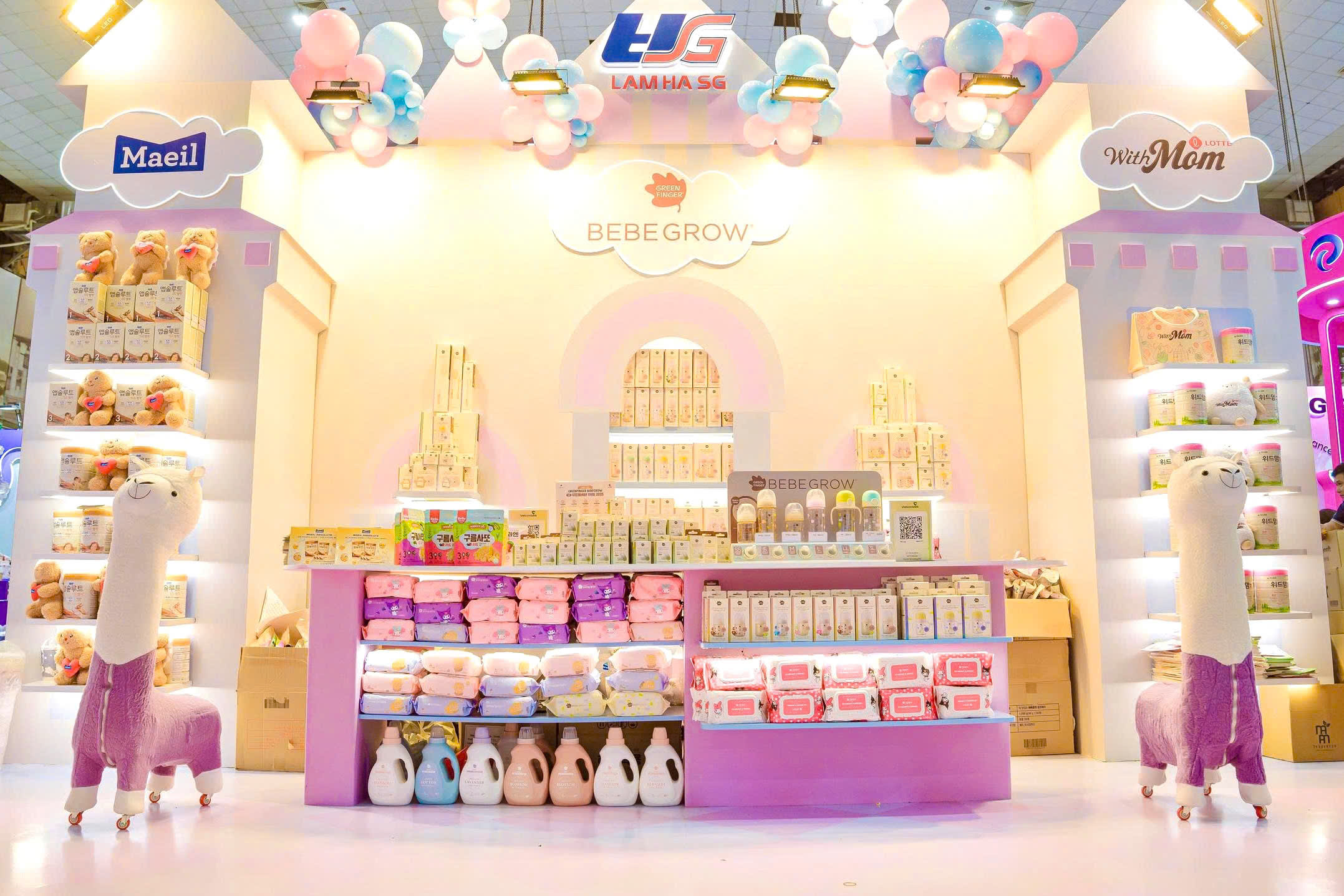 Những con số “biết nói” từ gian hàng Withmom Cesar tại Vietbaby Fair Hà Nội 2025
